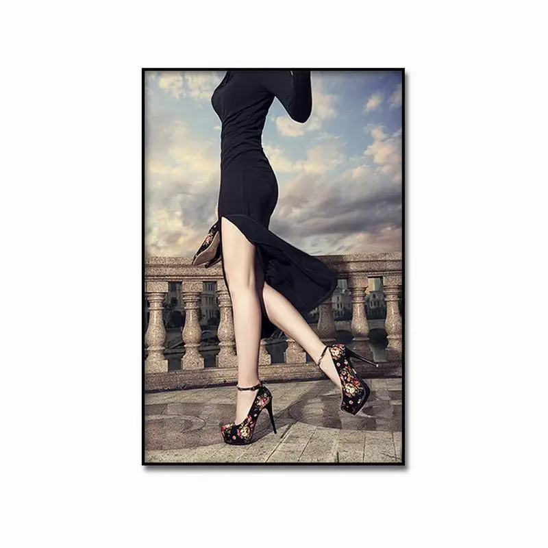 Холст настенные художественные принты абстрактные высокие каблуки модные