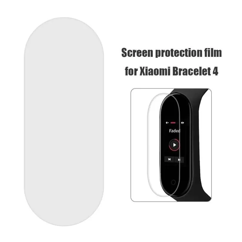 Защитная пленка для экрана Xiaomi Mi Band 4 1/2/3/4/5 шт. защита от царапин HD Стекло чехол band