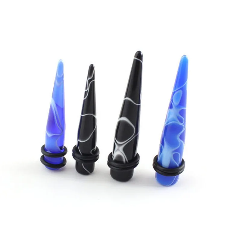 2 шт. акриловая пробка тоннель печати Tapers носилки шип Козелок уха расширитель