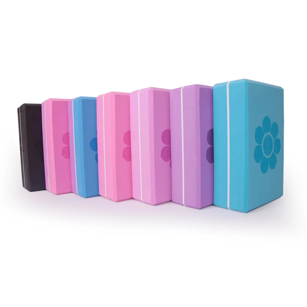 Блоки для йоги разноцветные блоки из пены строительные фитнеса пилатеса силовых