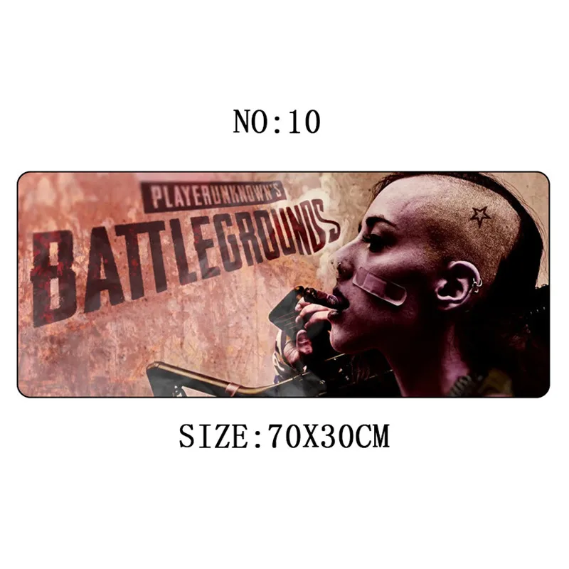 70x30 см большой коврик для мыши PUBG Playerunknown's Battlegrounds игровой коврик для мыши keyborad коврик для мыши winner Куриный Ужин - Цвет: NO10