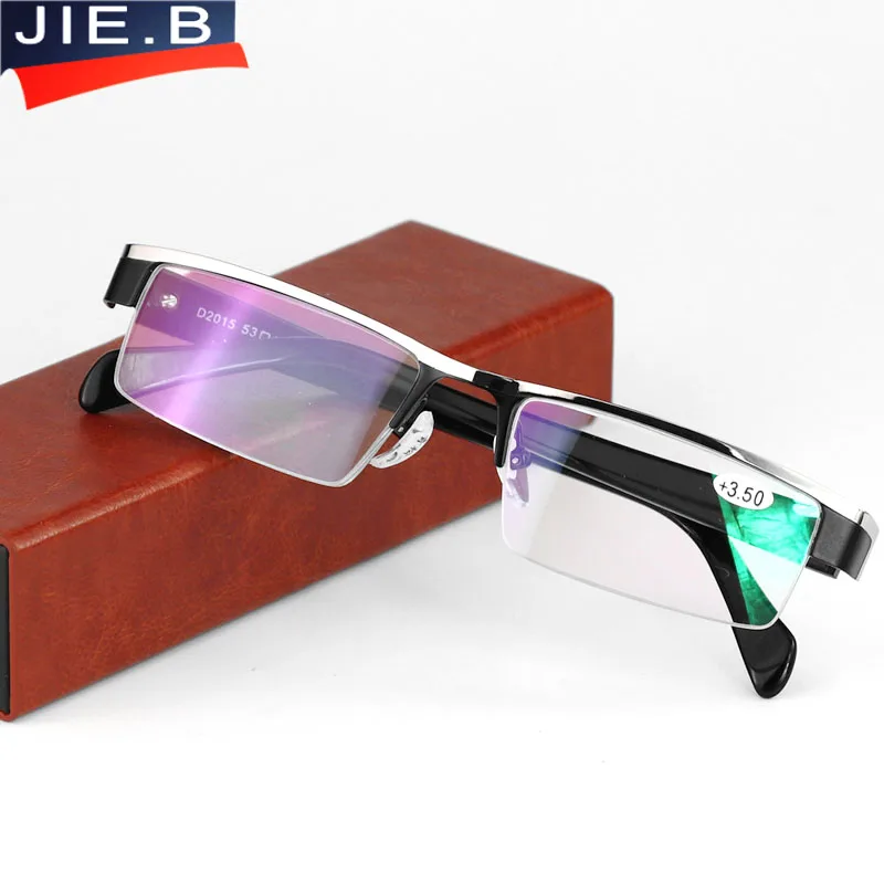 Модная металлическая оправа высокое качество очки для чтения женщин и мужчин