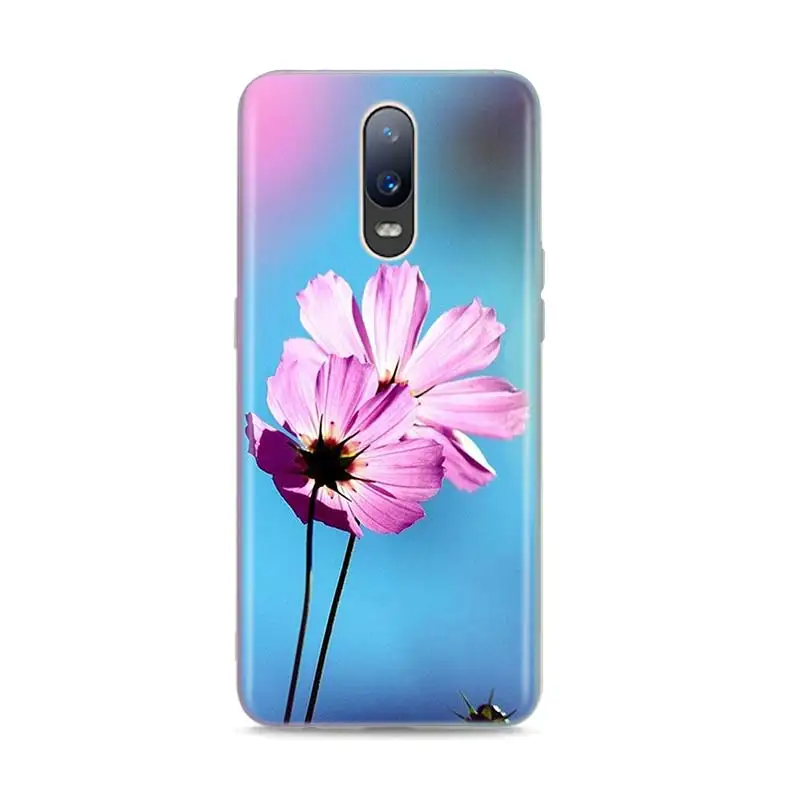 Силиконовый чехол LSVAB с цветами для OPPO Reno Z 10X Zoom F11 F9 F7 F5 A7 R9S R17 Realme 2 C2 3 Pro | Мобильные