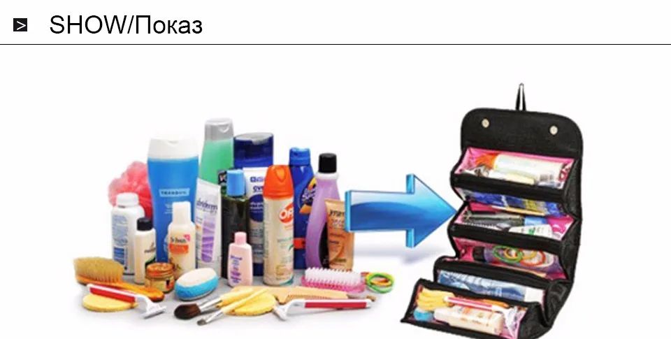 Модный органайзер для макияжа для женщин, складные сумки для хранения, чехлы для макияжа, многофункциональная косметическая коробка для хранения косметики