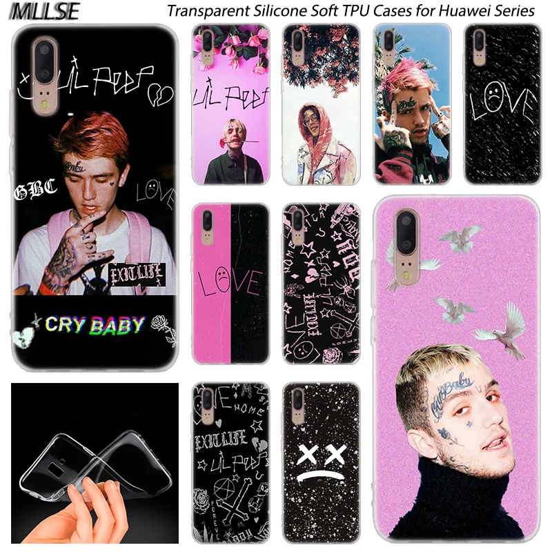 Лидер продаж мягкий силиконовый чехол Lil Peep для Huawei P30 P20 P10 P9 P8 Lite 2017 Pro Mini P Smart 2019 Plus