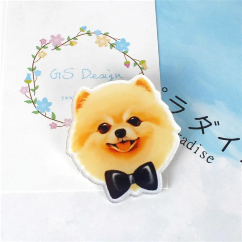 DoreenBeads Pet Серии Акриловые значки японский стиль кошка булавки брошь для футболки воротник брюки джинсы свитер пальто сумка с шарфом Декор - Цвет: 3