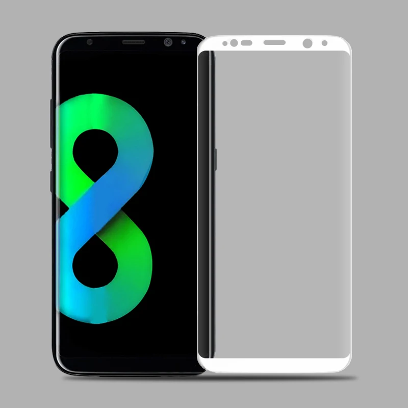 Закаленное 3D стекло для Samsung Galaxy S8 полноразмерная Защита экрана plus закаленное galaxy