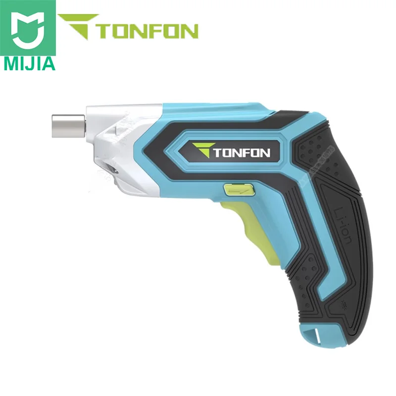 Xiaomi Mijia Tonfon, Беспроводная электрическая дрель, ударный пистолет, шуруповерт с насадками, 1500 мАч, перезаряжаемый аккумулятор
