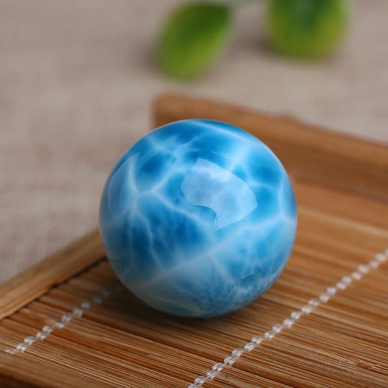 AAAA цельные бусины россыпью Larimar 6 20 мм круглые для изготовления ювелирных изделий