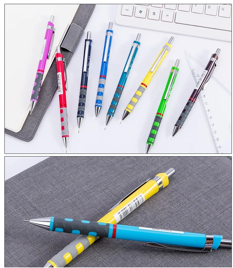 Механический карандаш Rotring 1,0 мм/0,7 мм 0,5 мм/0,35 мм Tikky красный черный синий белый Plactis ручка держатель автоматический карандаш дизайн ручка