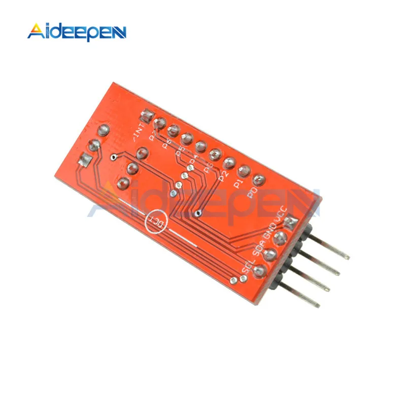 Расширенный модуль PCF8574 PCF8574T I/O поддержка интерфейса IIC/I2C плата расширения с