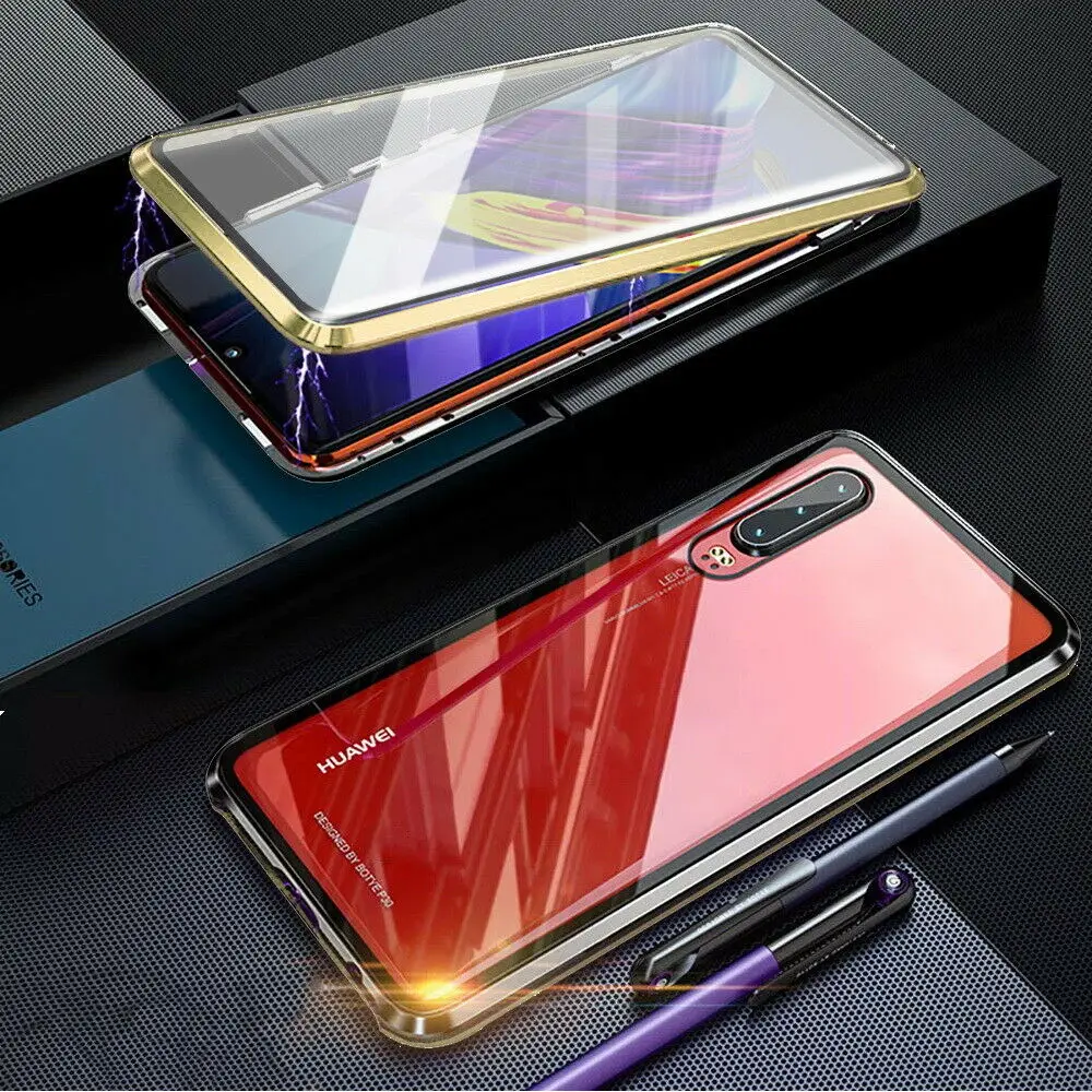 Роскошный чехол из закаленного стекла для телефона, защитный магнит huawei P20 PRO huawei P30 PRO mate 20 pro honor View 20, чехол, противоударный чехол