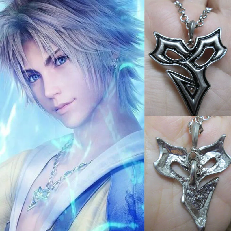 Горячая игра Final Fantasy X 10 Ожерелье Tidus Косплей Кулон цепочка Реквизит подарок