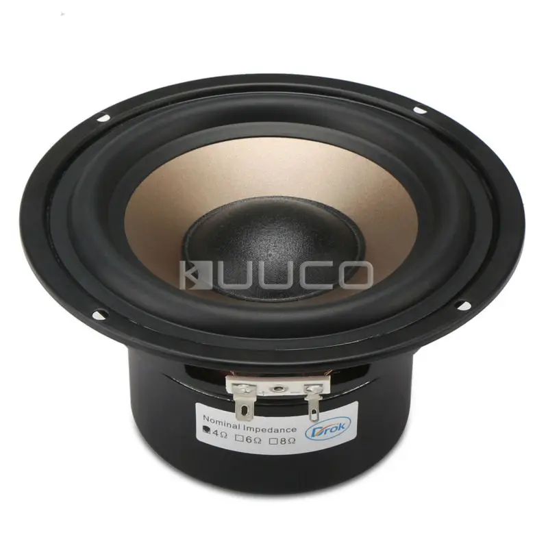Subwoofer Speakers 5.25-inch 4 ohms Shocking Bass Loudspeaker 40W Woofer Speaker Double magnetic for DIY speakers | Инструменты