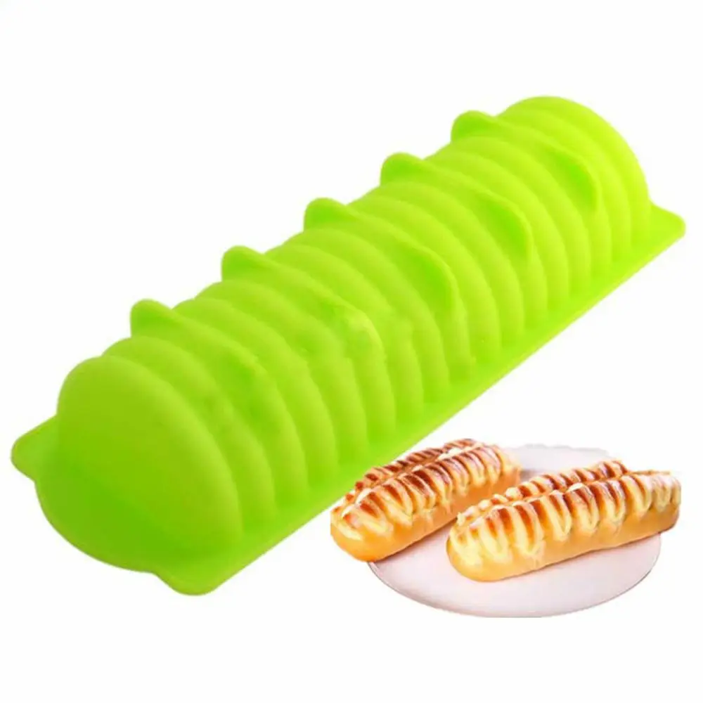 Горячая DIY цилиндр гусеницы торт для муссов хлеба выпечки силиконовые формы