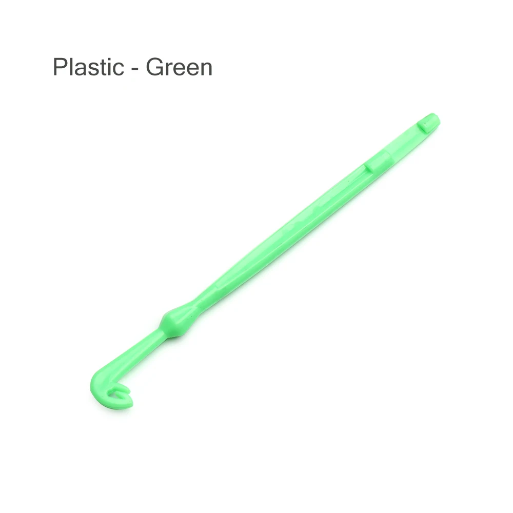 Plastic - Green 1 шт. нержавеющая сталь/пластик быстрый гвоздь инструмент связывания узлов и петля Tyer крюк яруса для ловли нахлыстом снасти Быстрый крюк ноготка - Цвет: Plastic - Green