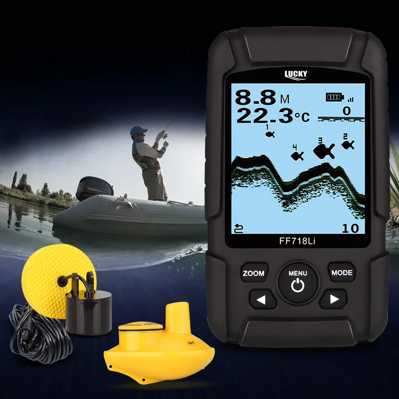 Гидролокатор 2 в 1 проводной и беспроводной датчик портативный водонепроницаемый