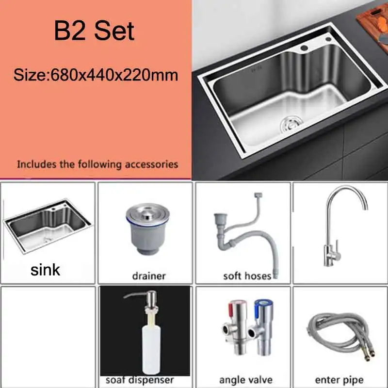 Кухонная раковина из нержавеющей стали двойная чаша над прилавком или прилавок