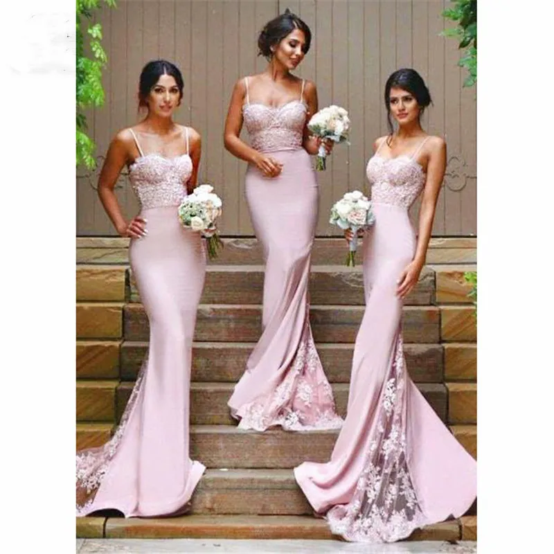 

Женское платье подружки невесты, розовое платье на тонких бретельках, с кружевной аппликацией, на пуговицах, для гостей свадьбы, 2021