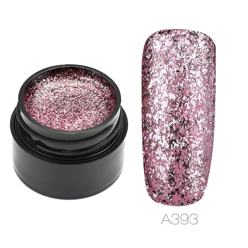 RFA393 ROSALIND UV Nail Gel Polish Neon Rainbow Hybrid Varnish Platinum 5ML Gel Paint Set For Manicure Semi permanent Base top Gel Lak - Цвет: RFA393