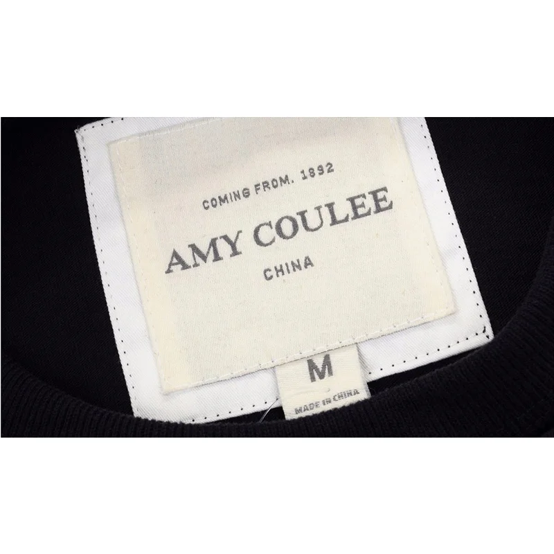 AMYCOULEE! Грязно-белый черный и т. д. цвет Модный Бренд Супергероя Футболка Мужчины