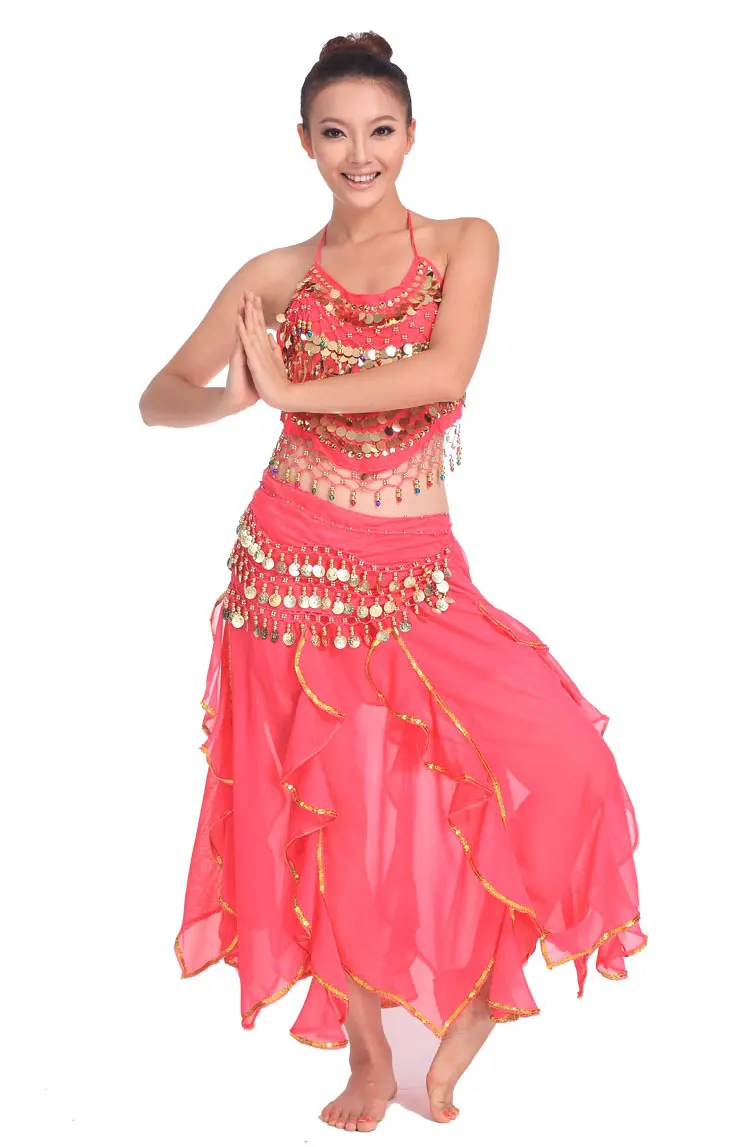 3 шт./комплект Женский костюм для танца живота | Тематическая одежда и униформа