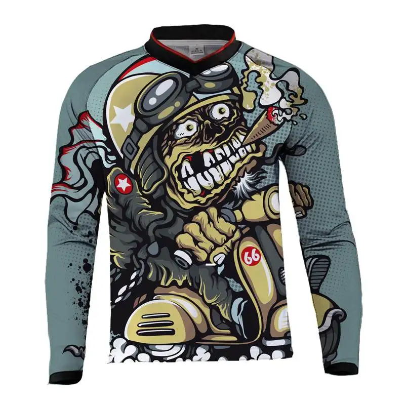 

MTB Mountain downhill RC Bike cycling Jersey DH MX RBX cycling racing clothes Off-road Motocross Jersey for men long sleeve