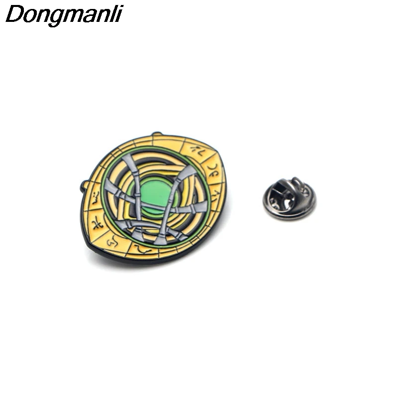 P2904 Dongmanli Доктор Стрэндж глаз агамотто металлические эмалированные булавки и броши для женщин мужчин нагрудные булавки сумки значок крутые подарки