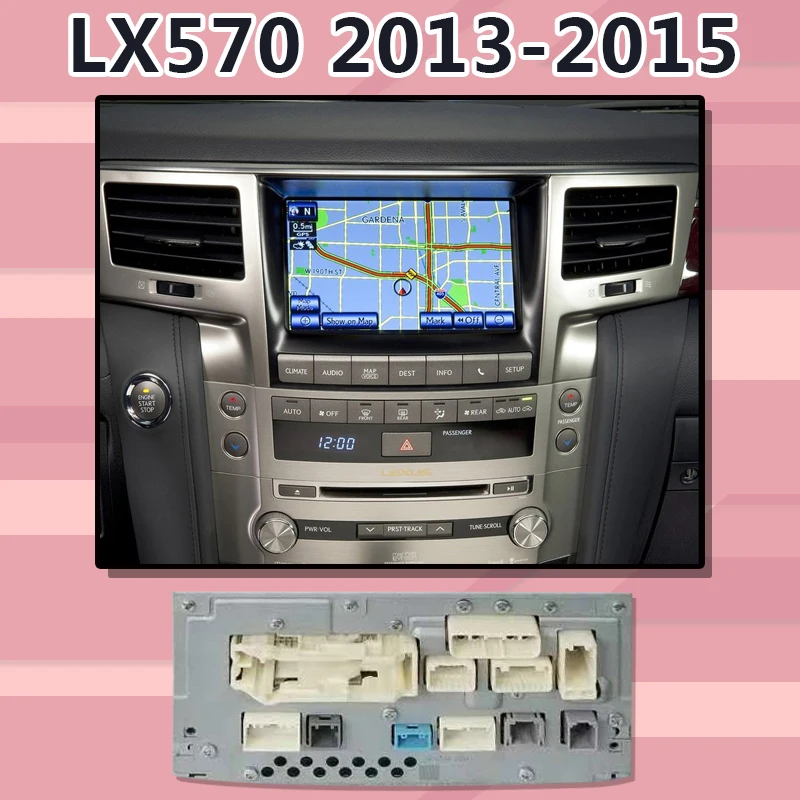 Android/carplay интерфейсная коробка для 2013- Lexus LX570 LX видео интерфейсная коробка с GVIF зеркальная ссылка youtube Яндекс LX450d