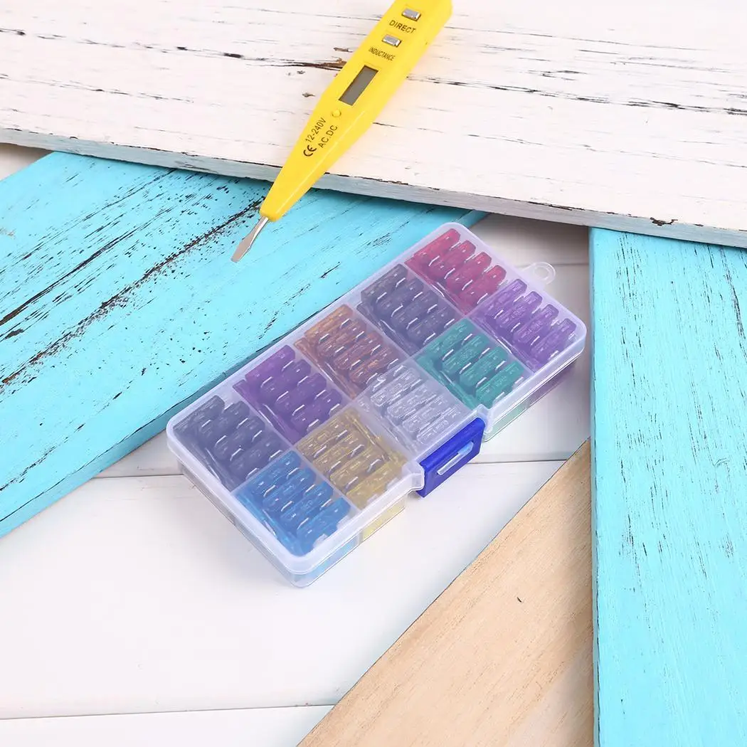 100 шт практичный Автомобиль Мотоцикл Средний предохранитель страховой