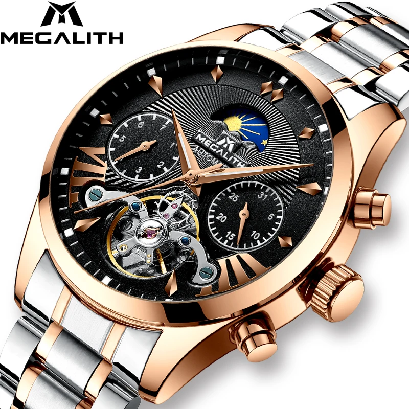 2019 Роскошные Лучшие брендовые Автоматические Мужские механические часы