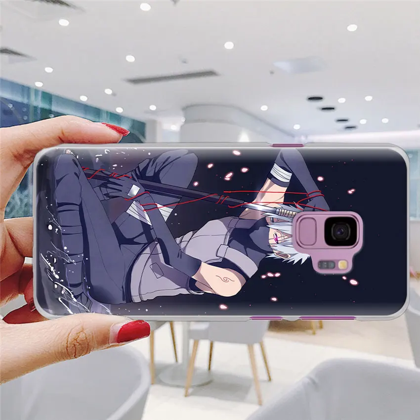 Аниме «Наруто» производства компании "Kakashi" чехол для телефона аниме для samsung Galaxy S10e S10 плюс S7 S8 S9 Plus, Note 8, 9, 10, плюс S10 5G M20 M30 жесткий чехол Coque