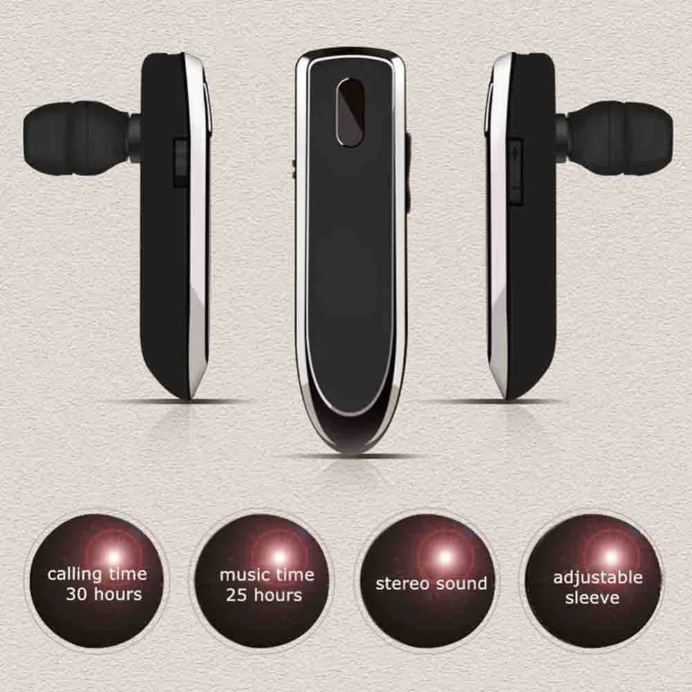 Беспроводные наушники Bluetooth стерео гарнитура свободные руки звонки с микрофоном