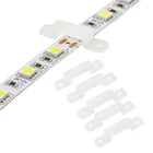 Фиксирующая Светодиодная лента, силиконовый гелевый держатель, 12 мм светодиодный разъем, зажим для крепления гибкой светильник вой ленты 3528 5050 5630, светодиодные аксессуары