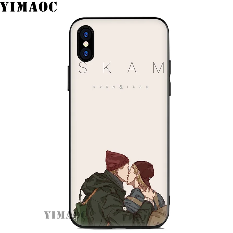 YIMAOC Tv Shows Skam Soft Silicone Case for iPhone 11 Pro Xr Xs Max X or 10 8 7 6 6S Plus 5 5S SE |