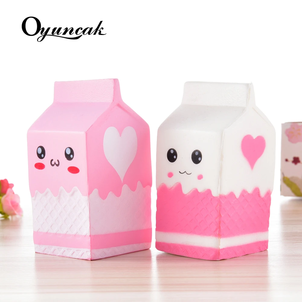 Oyuncak Squishy снятие стресса медленный рост Squishe молоко Новинка и кляп игрушки