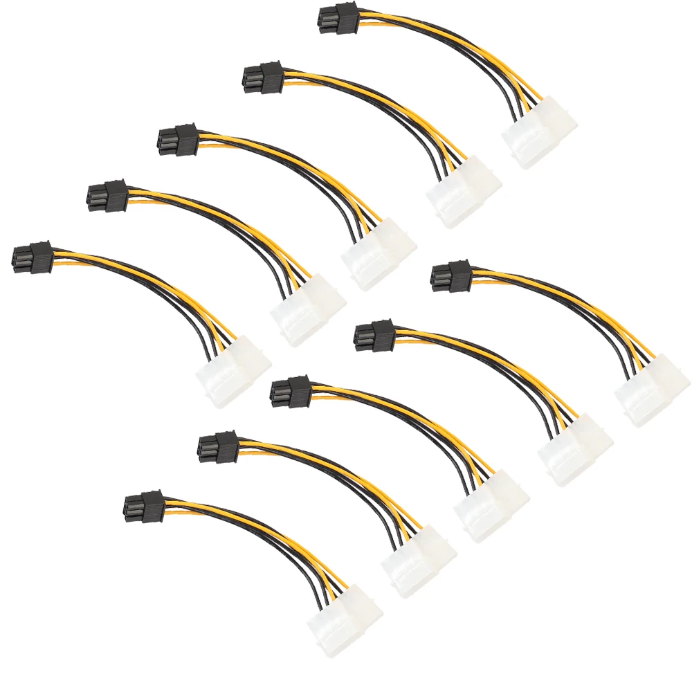 REXLIS 2 IDE двойной 4pin Molex мужчин 6-контактный разъем PCI-E Y Мощность Кабельный адаптера