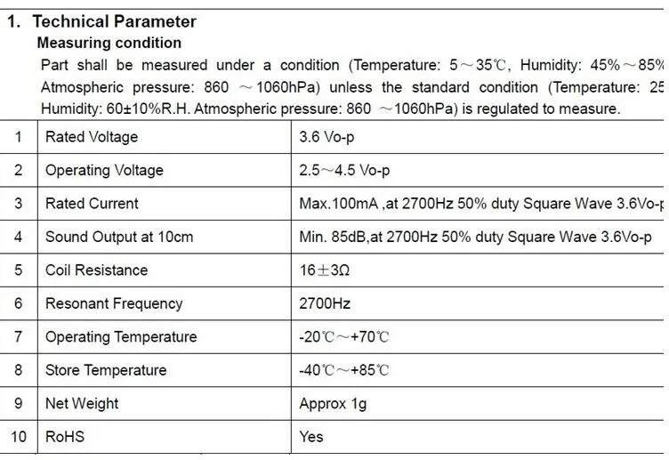 MLT-8530 AAC Пассивный SMD SMT зуммер боковой телефон 8 5*8 5*3 мм 3 в | Электронные компоненты