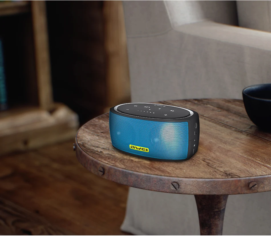 Наушники вкладыши AWEI Y210 NFC мини портативный bluetooth динамик для рабочего стола
