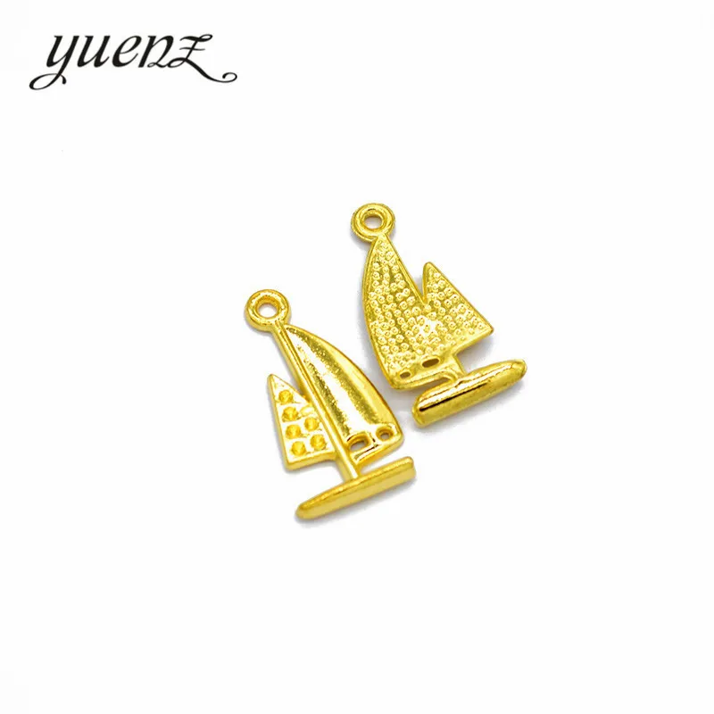 Подвески YuenZ 10 шт. античные посеребренные подвески из сплава цинка для парусника