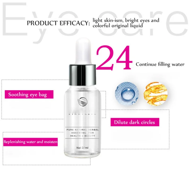 Eyes Care Moisturizing and Soothing Pouch Toning Dark Circles Eye Serum Wrinkle Remover Whitening Repair |