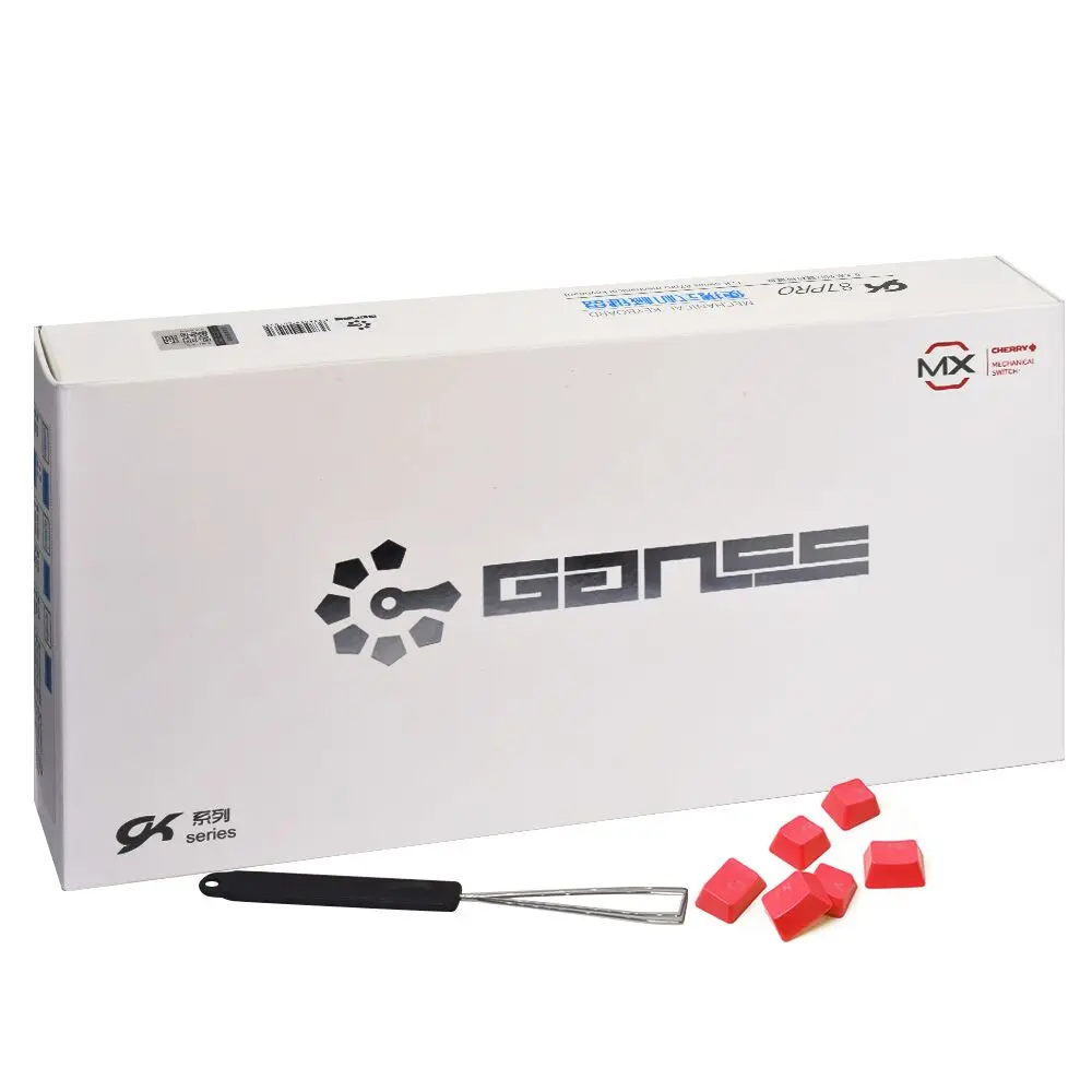 GANSS Радуга RGB с подсветкой Проводная Механическая игровая клавиатура Ganss G.S 87 PRO [Вишневый MX-RED переключатель]