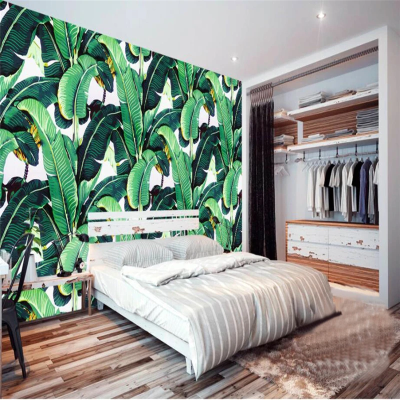 Обои на заказ украшение дома Европейский ретро стиль ручная роспись тропический