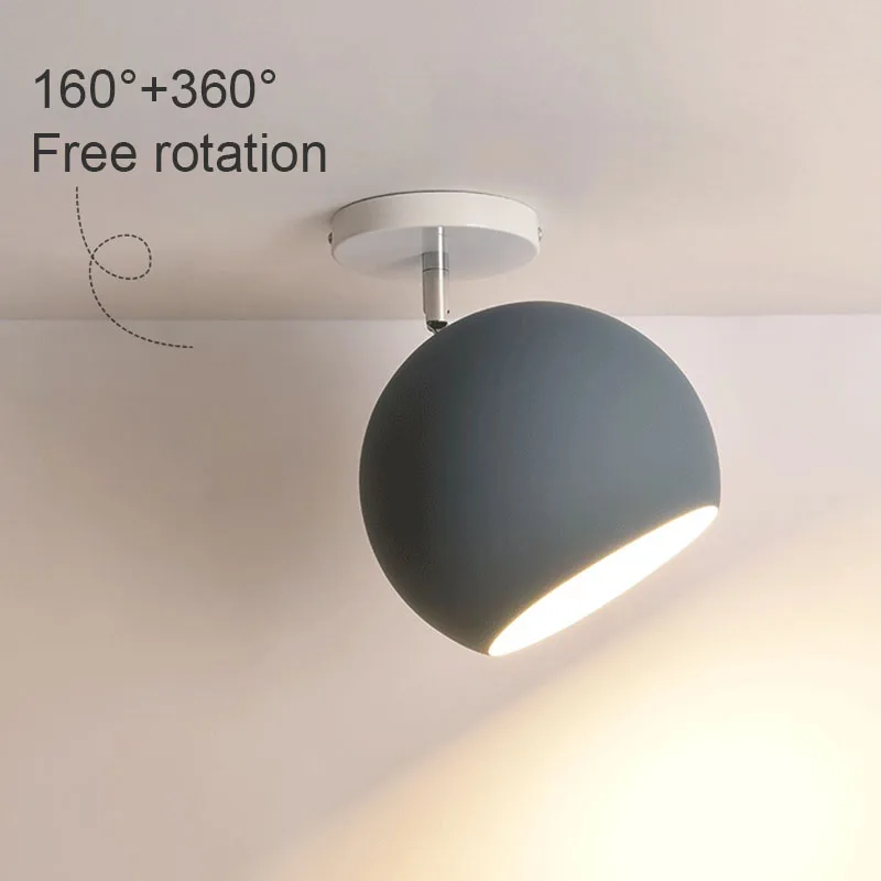 Скандинавский потолочный светильник Macaron лампа для коридора дома крыльца