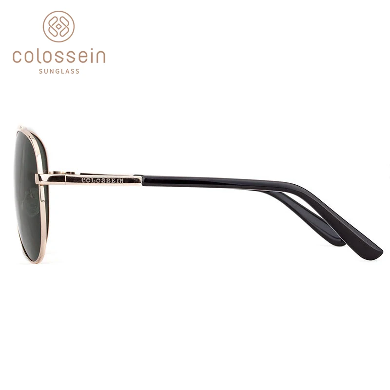 COLOSSEIN модные мужские солнцезащитные очки авиаторы стильные Овальные