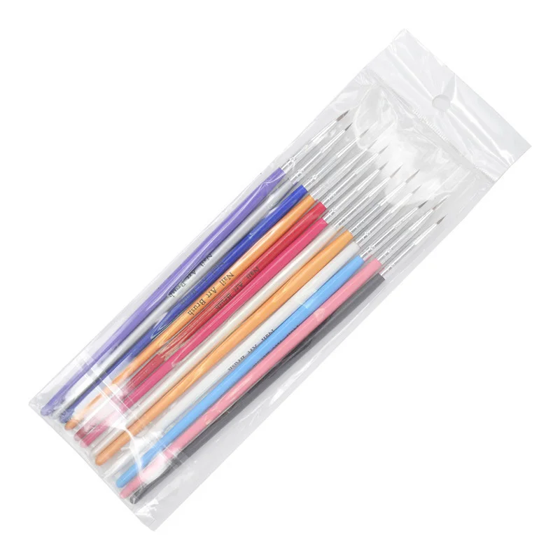 12 шт./компл. лайнер для дизайна ногтей фотография цветов рисование УФ-Гель-лак