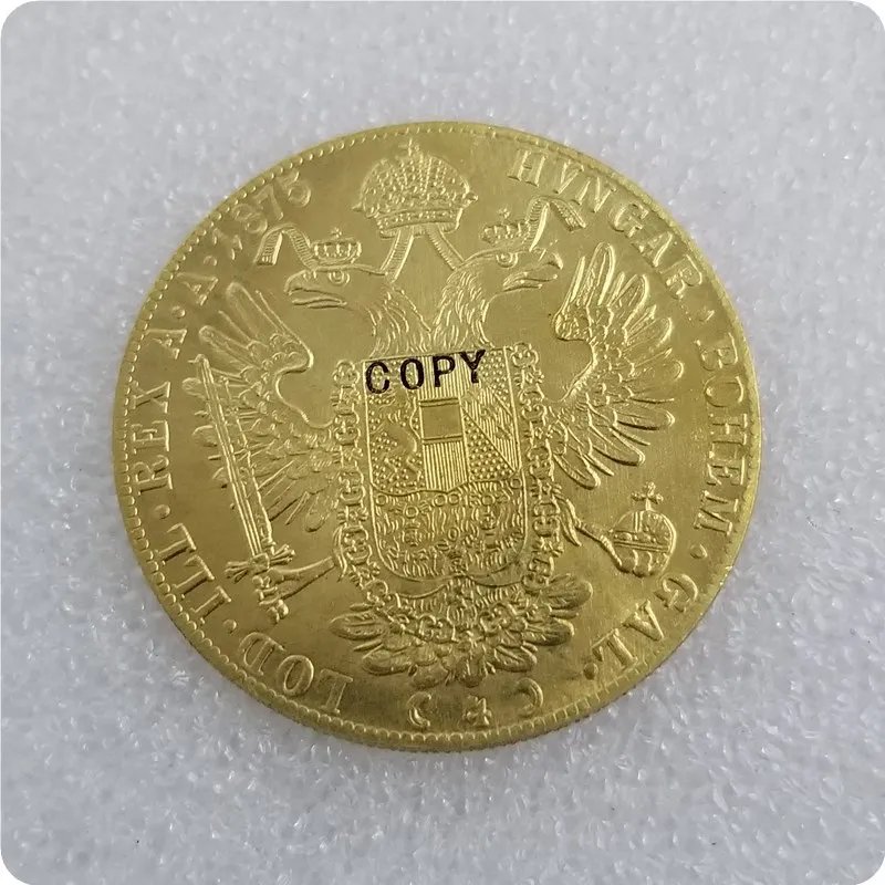 1873-1894 Австрия 4 Ducat золотая монета КОПИЯ