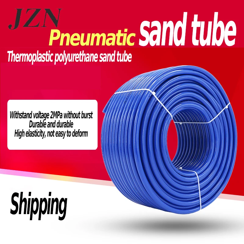 

Free shipping Blue yarn tube with joints High pressure air gun tube hose air compressor parts painting anti-freeze auto repair