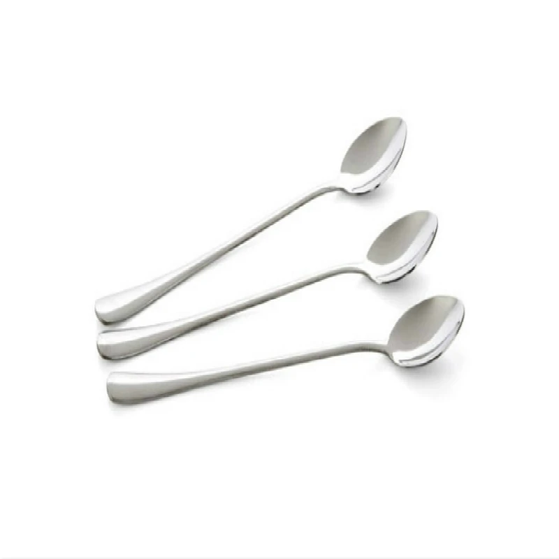 2 шт. длинная ручка нержавеющая сталь для ложек чайная кофейная ложка мороженого