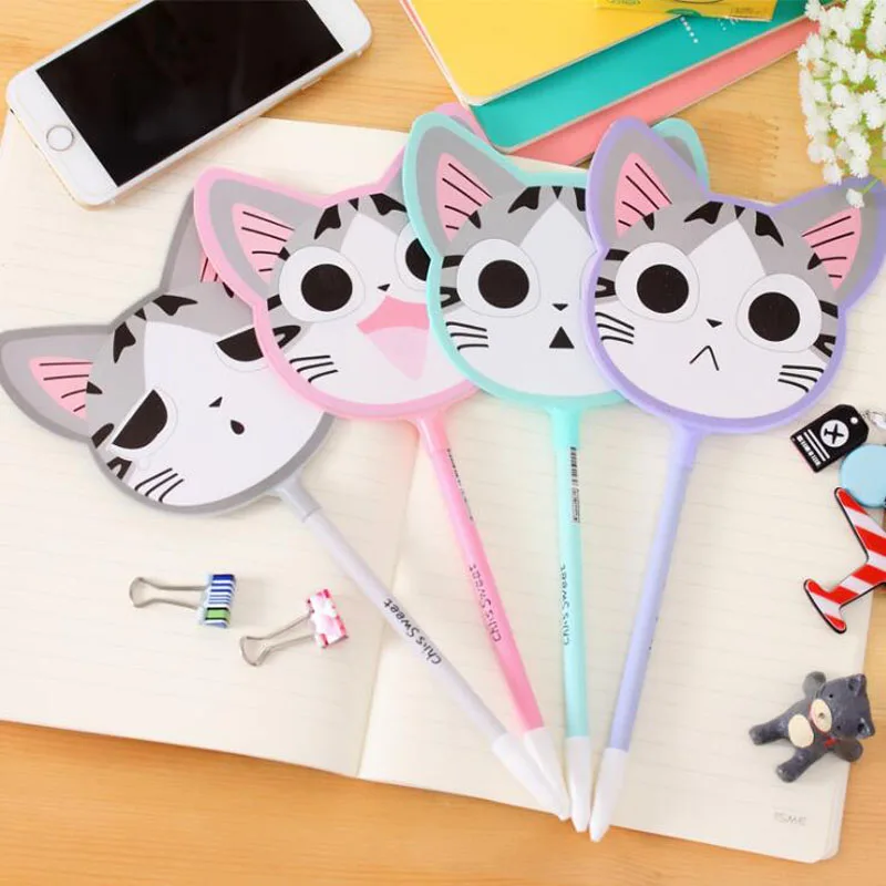 1pc random Гелевая ручка Kawaii креативная Милая Ручка Маленькая углеродная ручка на водной основе различные дополнительные офисные школьные принадлежности канцелярские принадлежности - Цвет: 1pc random